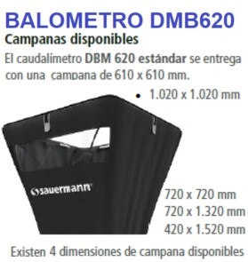 campanas balometro sauermann dbm620 gimateg
