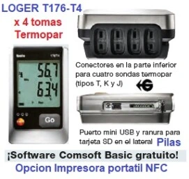 loger termohigrometro testo 175-H1 gimateg