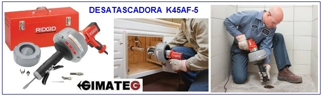 Desatascadora ridgid FlexShaft 204 gimateg