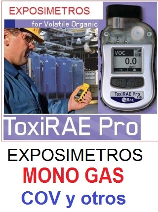 exposimetro medidor COVs rae gimateg