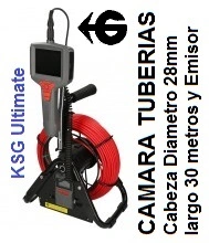 camara inspeccion diametro 25mm 30m gimateg tuberias