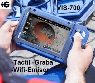 pantalla tactil carro empuje camara tubos vision giratoria wholer gimateg