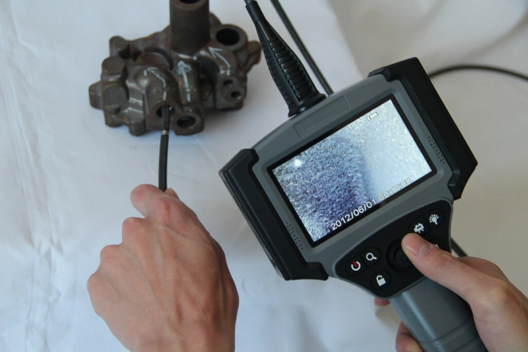 videoscopio articulado 4 ejes GiCam-VT con motor gira 360º gimateg