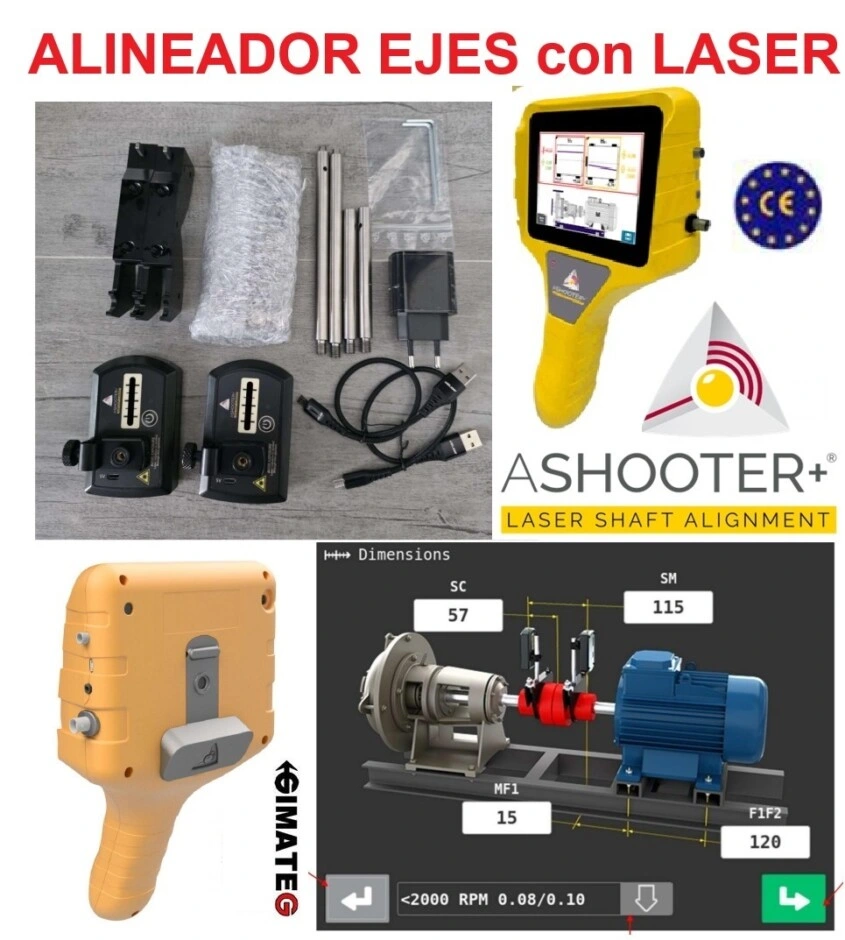 analizador vibracion triaxial 5G foto maquina y color ISO 10816 VSHOOTER3 WL IR HD termica 256 GimateG