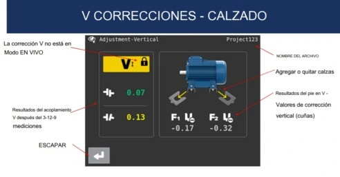 Telefono+termografica vibrometro triaxial foto maquina y color ISO 10816 VSHOOTER3IR GimateG
