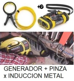 localizador por induccion de sondas , cable o tubos metal gimateg