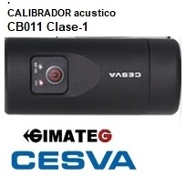 calibrador acustico clase-1 cesva cb011 gimateg