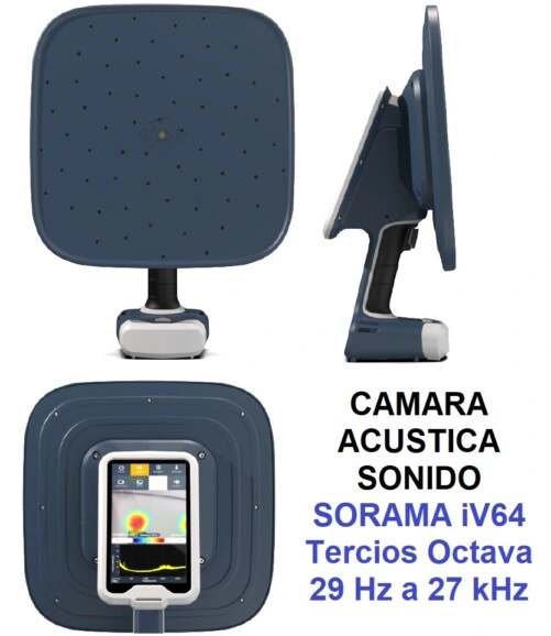 venta alquiler camara acustica Sorama CAM iV64 gimateg