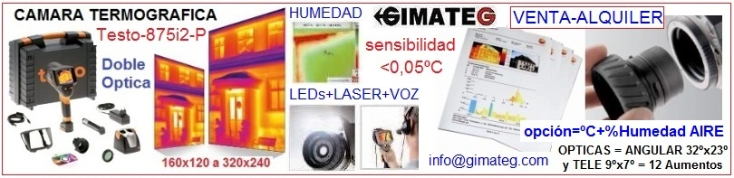 camara termografica doble optica testo 875i gimateg