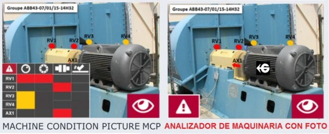 analizador vibraciones en maquinaria con foto ISO 10816-3