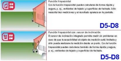 ejemplos uso distanciometro laser leica 