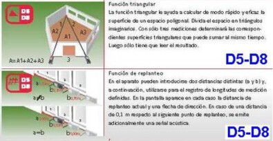 funciones distanciometros laser leica venta alquiler gimateg