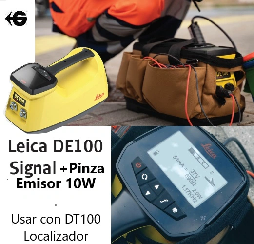 localizadores leica con transmisor para tubo metalico gimateg