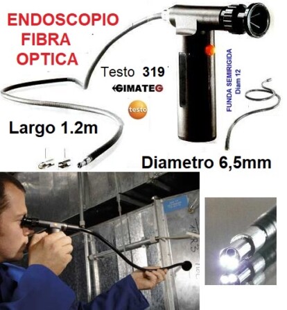 endoscopio fibra optica testo 6mm gimateg