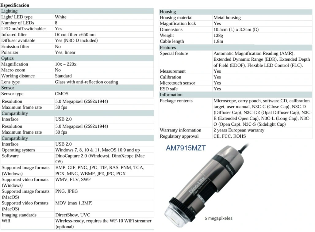 microscopio para inspeccion industrial calidad ASH GimateG