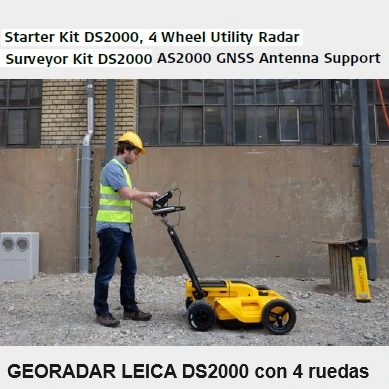 localizar instalaciones georadar leica DS2000 consulte a gimateg