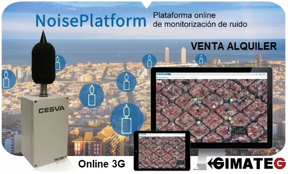 medicion ruido ambiente online noiseplatform venta alquiler gimateg