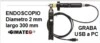 ndoscopio fibra optica 2 mm largo 300mm graba USB GimateG