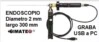ndoscopio fibra optica 2 mm largo 300mm graba USB GimateG