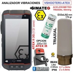termografica ATEX y analizador vibraciones Clase 1-21 GimateG