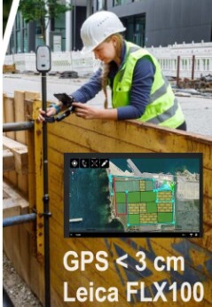 enlace para gps centimetrico Leica FLX100 venta alquiler gimateg
