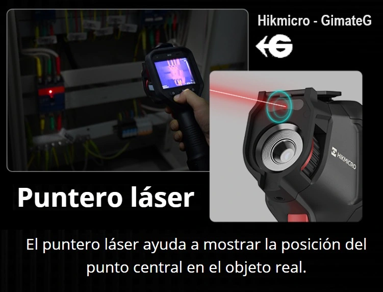 Puntero Laser termografica M60 Distribuidor hikmicro gimateg