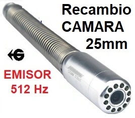 camara diametro 12 ó 14mm x 30 metros para tubos ForG GimateG