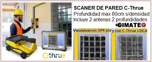 georadar scaner pachometro hormigon Leica consulte GimateG
