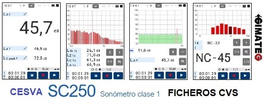 venta y alquiler sonometro clase 1 cesva gimateg