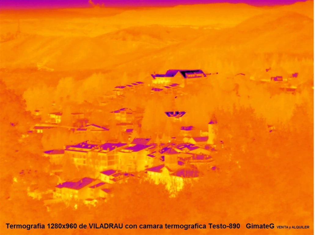 termografia de Viladrau con termografica testo 890 de GimateG