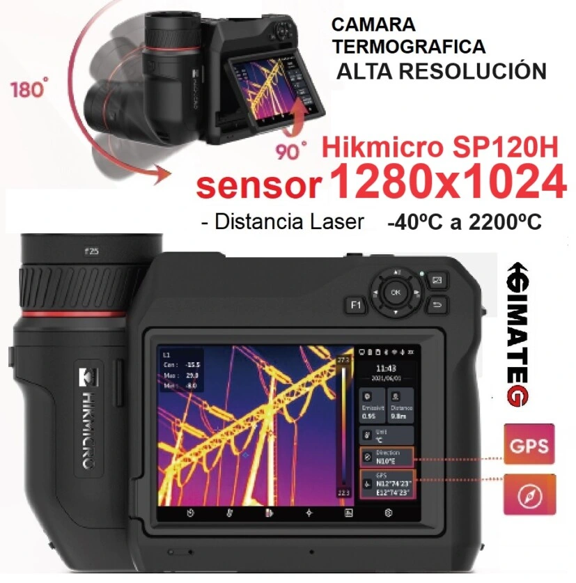 camaras termograficas profesionales HIKMICRO SP120 gimatec instrumentos