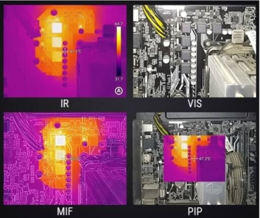 imagenes termografica hammer H4 H6 guide gimateg
